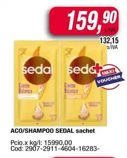 Maxiconsumo ACO/SHAMPOO SEDAL sachet oferta