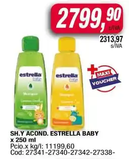 Maxiconsumo SH.Y ACOND. ESTRELLA BABY oferta