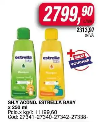 Maxiconsumo SH.Y ACOND. ESTRELLA BABY oferta