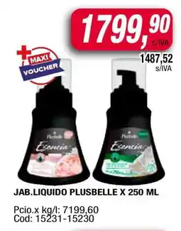 Maxiconsumo JAB.LIQUIDO PLUSBELLE X 250 ML oferta