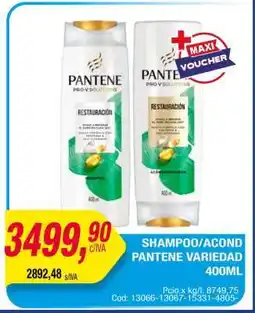 Maxiconsumo Shampoo/Acondicionador Pantene Variedad 400ml oferta