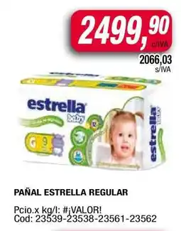 Maxiconsumo PAÑAL ESTRELLA REGULAR oferta