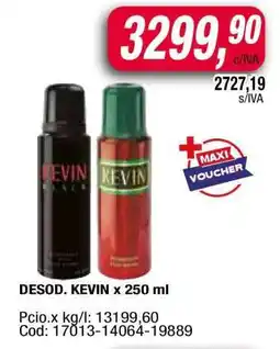 Maxiconsumo DESOD. KEVIN x 250 ml oferta