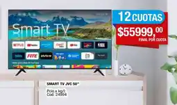 Maxiconsumo SMART TV JVC 50” oferta
