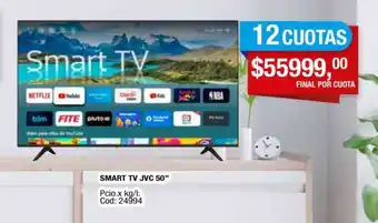 Maxiconsumo SMART TV JVC 50” oferta