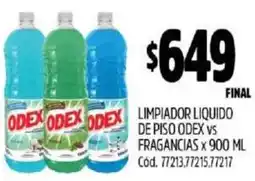 Supermercados Yaguar Odex vs fragancias limpiador liquido de piso oferta