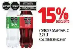 Supermercados Yaguar Combo 2 gaseosas oferta