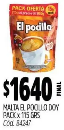 Supermercados Yaguar El pocillo malta doy pack oferta