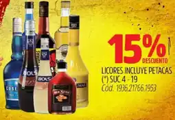 Supermercados Yaguar Licores incluye petacas oferta