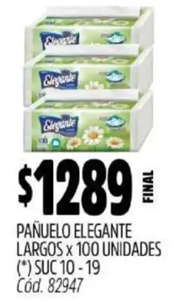 Supermercados Yaguar Elegante pañuelo largos oferta