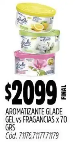 Supermercados Yaguar Aromatizante glade gel vs fragancias oferta