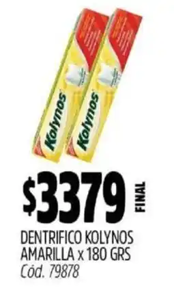 Supermercados Yaguar Kolynos amarilla dentrifico oferta