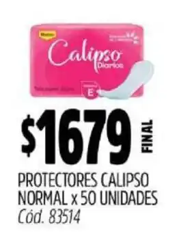 Supermercados Yaguar Calipso protectores normal oferta