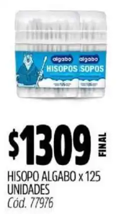 Supermercados Yaguar Hisopo algabo oferta