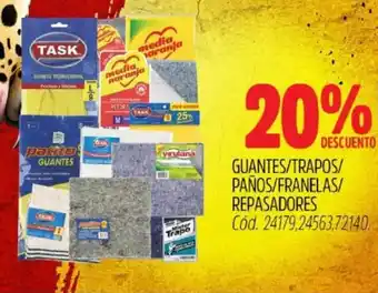 Supermercados Yaguar Guantes/trapos/ paños/franelas/ repasadores oferta