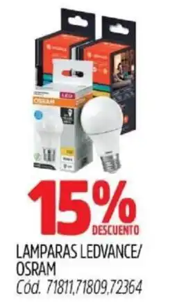 Supermercados Yaguar Ledvance/ osram lamparas oferta