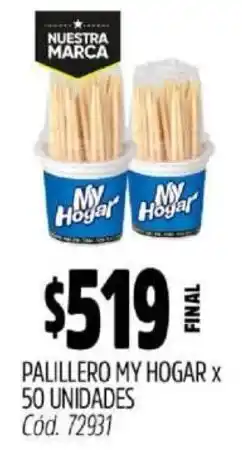 Supermercados Yaguar My hogar palillero oferta