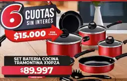 Supermayorista Vital Set bateria cocina tramontina oferta