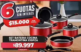 Supermayorista Vital Set bateria cocina tramontina oferta