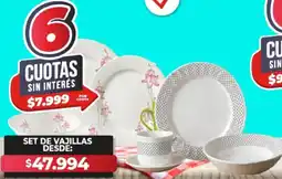 Supermayorista Vital Set de vajillas oferta