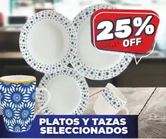 Supermayorista Vital Platos y tazas seleccionados oferta