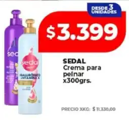 Supermayorista Vital Sedal crema para peinar oferta
