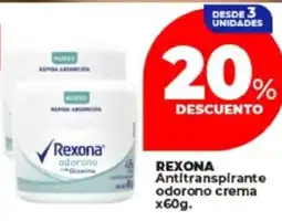 Supermayorista Vital Rexona antitranspirante odorono crema oferta