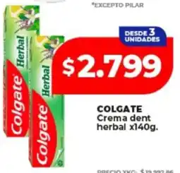 Supermayorista Vital Colgate crema dent herbal oferta