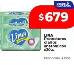Supermayorista Vital Lina protectores diarios anatomicos oferta