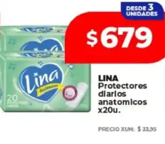 Supermayorista Vital Lina protectores diarios anatomicos oferta
