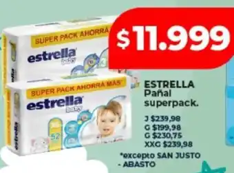 Supermayorista Vital Estrella pañal superpack oferta