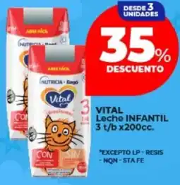 Supermayorista Vital Vital leche infantil oferta