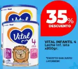 Supermayorista Vital Vital infantil 4 leche inf. lata oferta