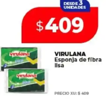 Supermayorista Vital Virulana esponja de fibra lisa oferta