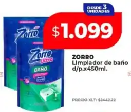 Supermayorista Vital Zorro limpiador de baño oferta