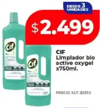 Supermayorista Vital Cif limpiador blo active oxygel oferta
