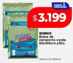 Supermayorista Vital Bonux bolsa de consorcio verde oferta
