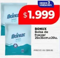 Supermayorista Vital Bonux bolsa de freezer oferta