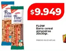 Supermayorista Vital Flow barra cereal almendras oferta
