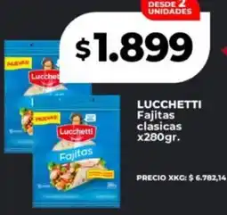 Supermayorista Vital Lucchetti fajitas clasicas oferta