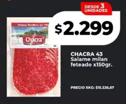 Supermayorista Vital Chacra 43 salame milan feteado oferta