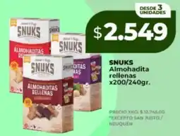 Supermayorista Vital Snuks almohadita rellenas oferta
