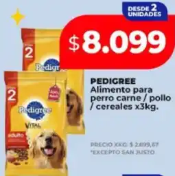 Supermayorista Vital Pedigree alimento para cereales oferta
