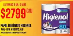 Supermercados Vea Higienol papel higiénico oferta
