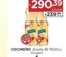Hipermay Cocinero Aceite Bl Girasol 1500cc. oferta