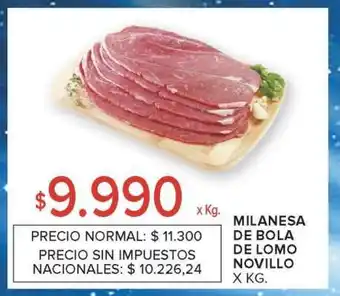 Carrefour Milanesa de Bola de Lomo Novillo oferta