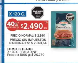 Carrefour Lomo Feteado oferta