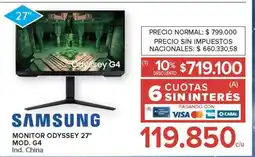 Carrefour Samsung Monitor Odyssey 27 oferta