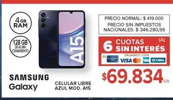 Carrefour Samsung Galaxy A15 oferta