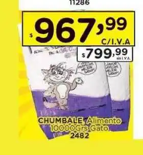 Hipermay Chumbale Alimento Gato 10000grs. oferta
